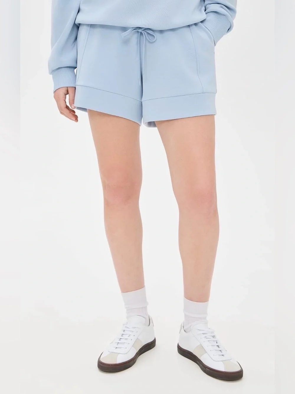 Varley Atrium High Rise Shorts - Light Blue